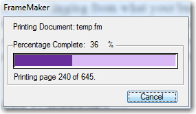 Changing the progress bar colors in the maker.ini file.