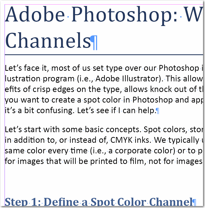 Adobe InDesign: Extra spacing removed.