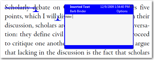Adobe Acrobat/Adobe Reader: Inserting text.