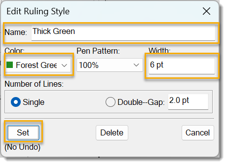 Adobe FrameMaker: Change the color of the rules in Table Designer