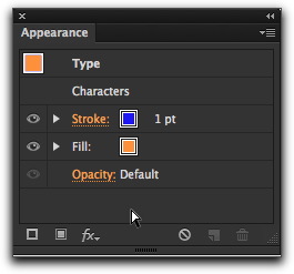 Adobe Illustrator CS6: Order matters in the Appearance panel. Drag the rows up or down for the desired effect.