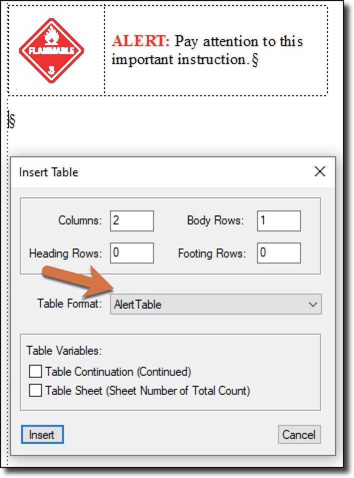 Adobe FrameMaker: Adding Icons in Front of Text