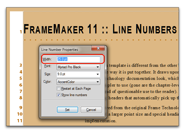 Line numbers display with a white background