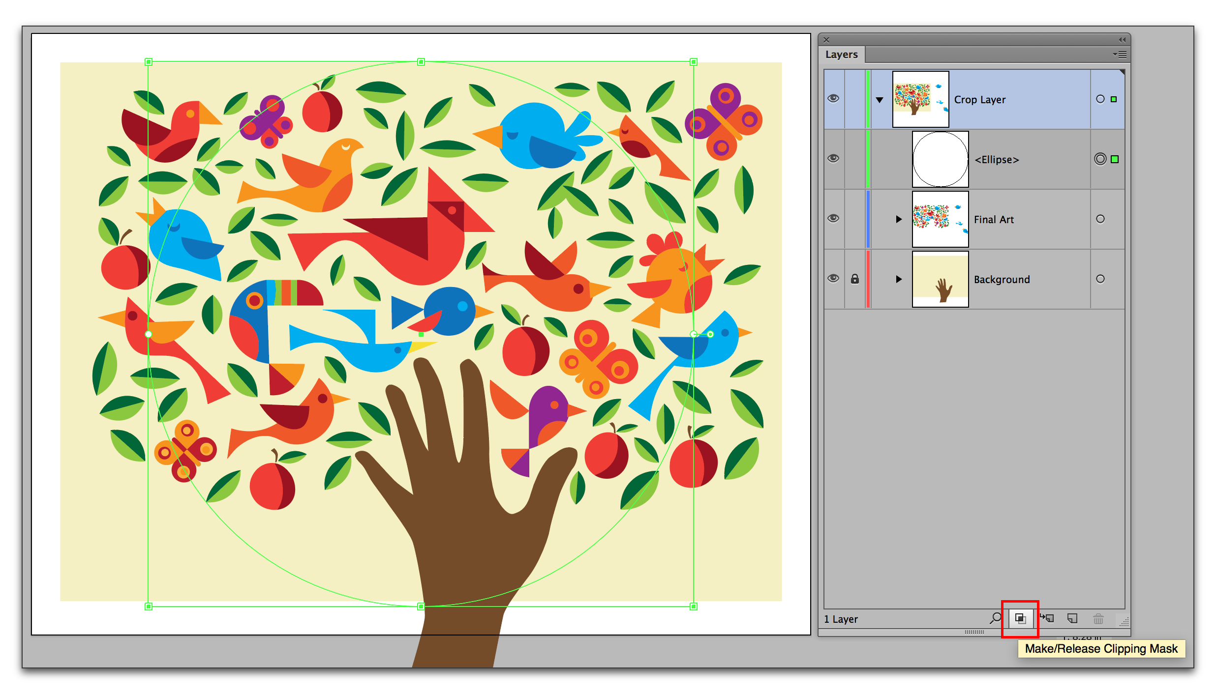 Adobe Illustrator CC 2015: Cropping in Illustrator