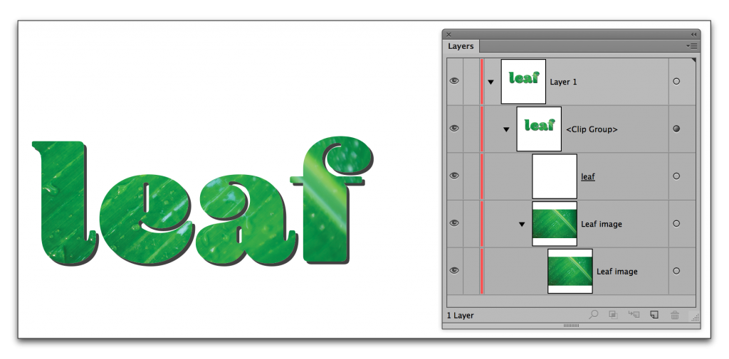 Adobe Illustrator CC 2015: Image inside of text