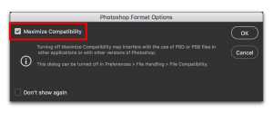 Adobe Photoshop CC 2015: Maximize Compatibility