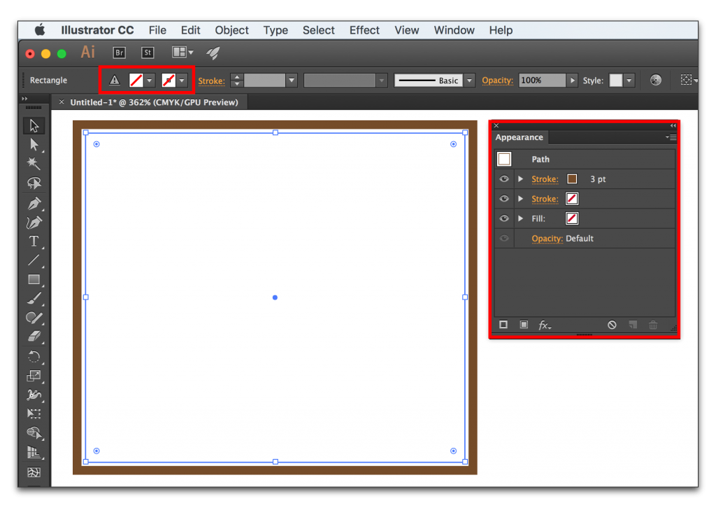 Adobe Illustrator CC 2015: Top-most Fill/Stroke is not active.