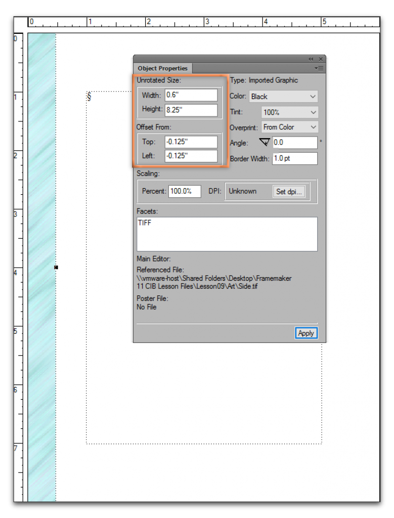 Adobe FrameMaker: Bleeds and trim lines