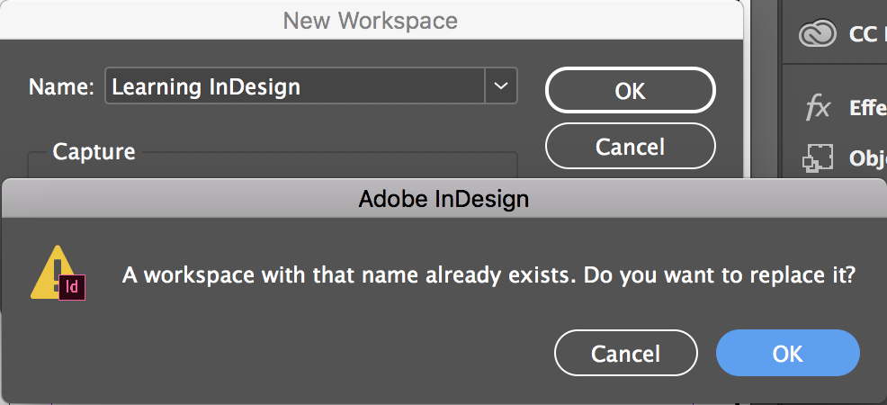 Adobe InDesign CC 2018: Workspaces