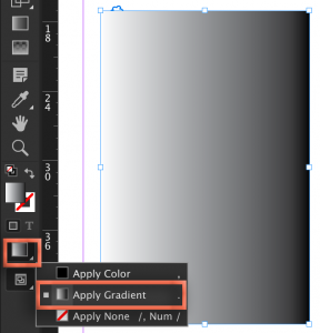 Adobe InDesign CC: Add a gradient overlay to an image