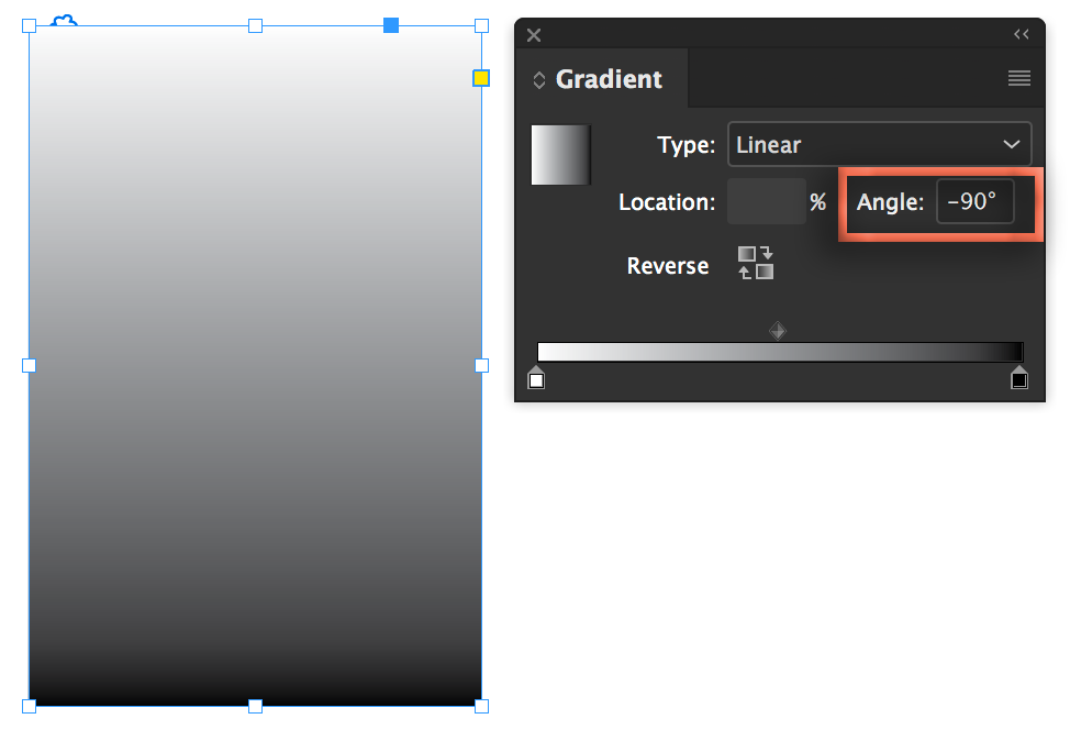 Adobe InDesign CC: Add a gradient overlay to an image