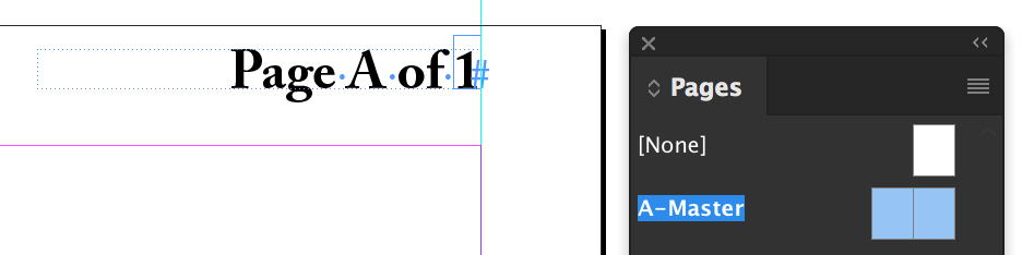 Adobe InDesign CC: Last page number variable