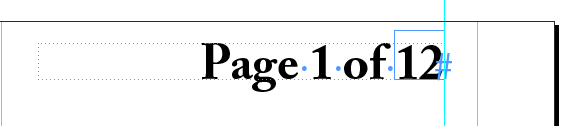 Adobe InDesign CC: Last page number variable