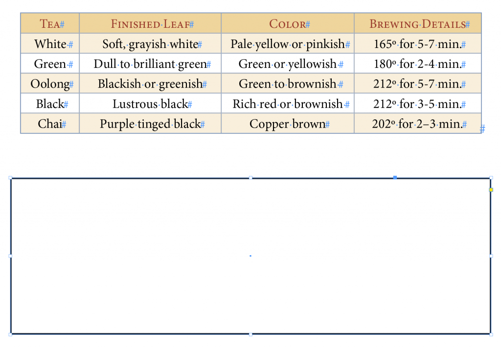 Adobe InDesign CC 2018: Round the corners of a table