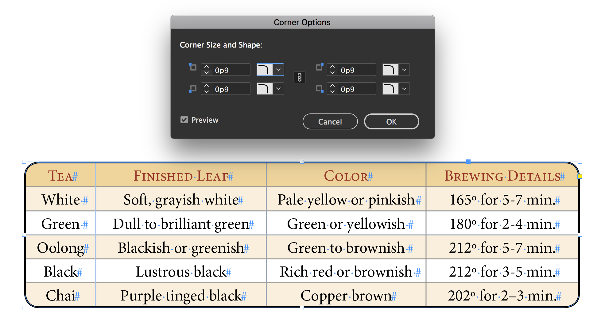 How To Do Rounded Corners In Indesign at Lee Salinas blog
