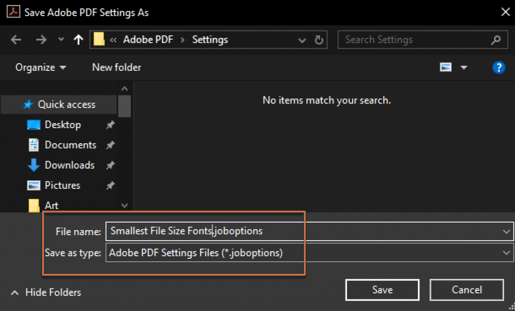 Adobe FrameMaker: Edit PDF Settings