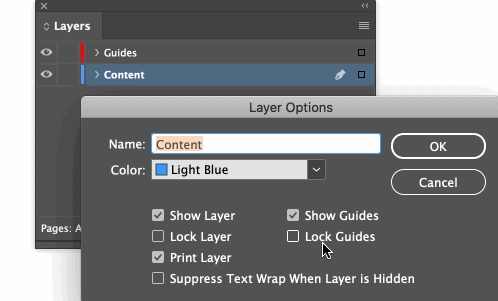 Adobe InDesign: Can't move guides