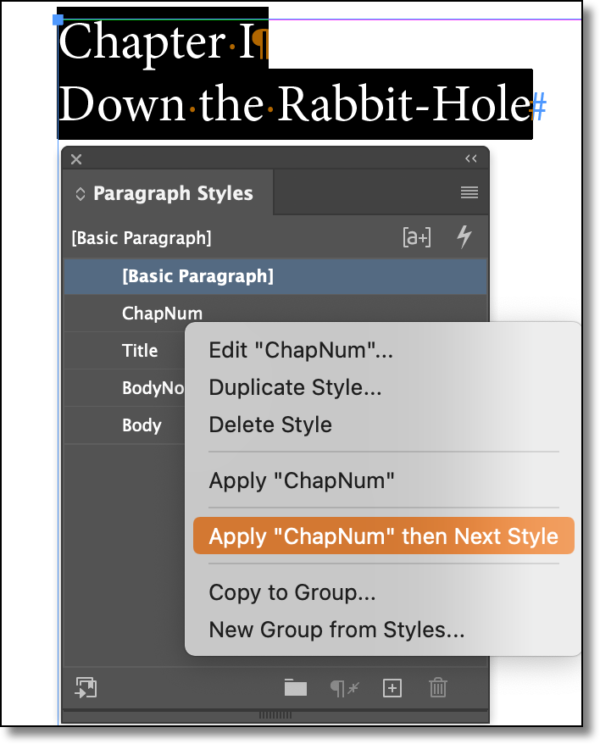 Adobe InDesign: How to Use the Next Style Attribute - Rocky Mountain ...