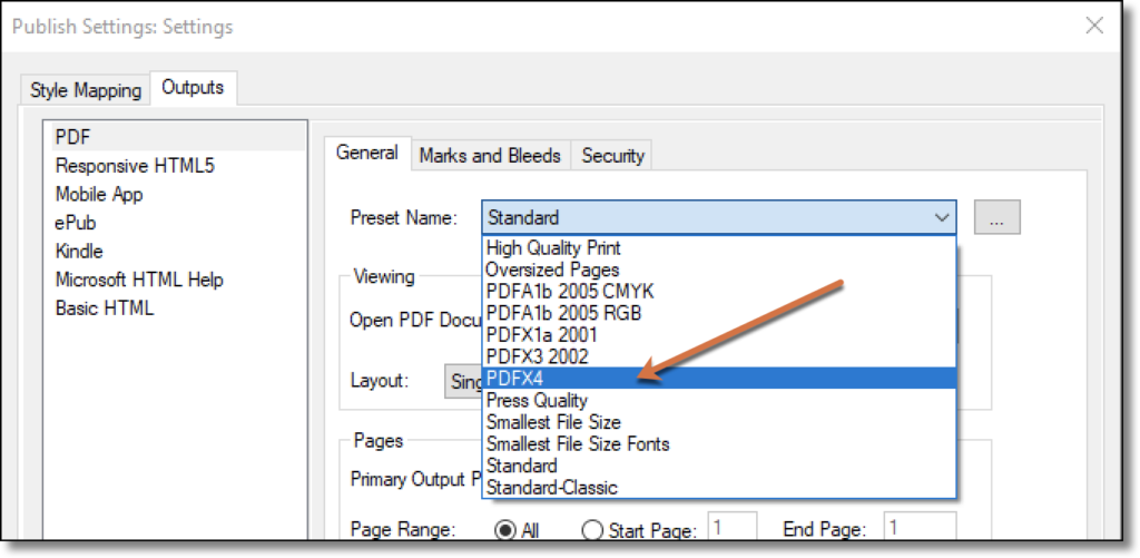 Adobe FrameMaker: Pasted preset appears in FrameMaker’s preset list